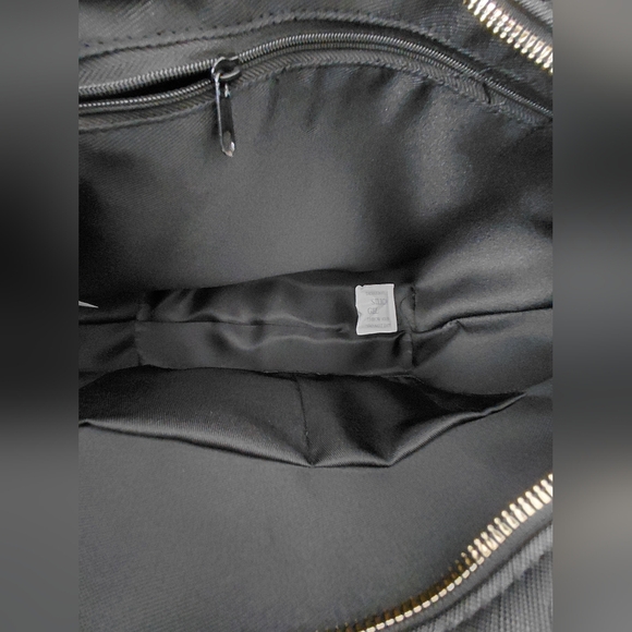 Loulu Black and White Striped Tote Bag - Picture 8 of 8